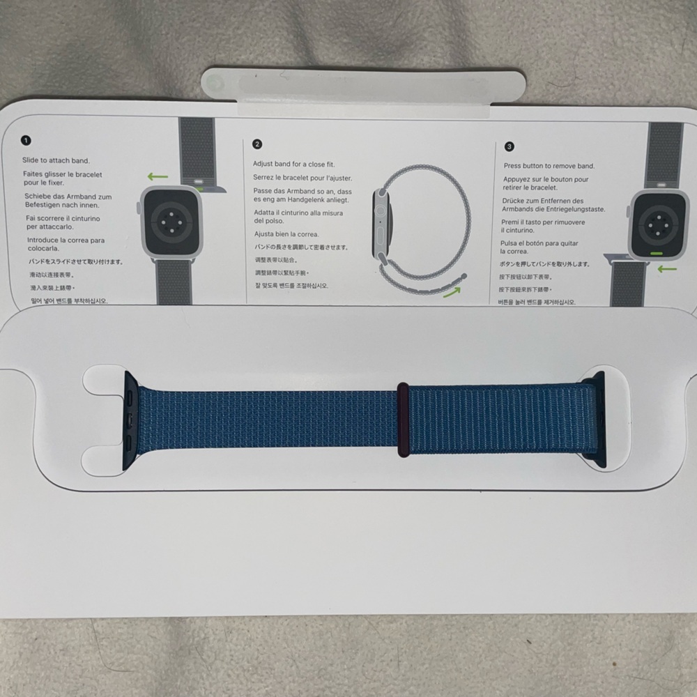 NEW Apple Watch 41mm Winter Blue Sport Loop